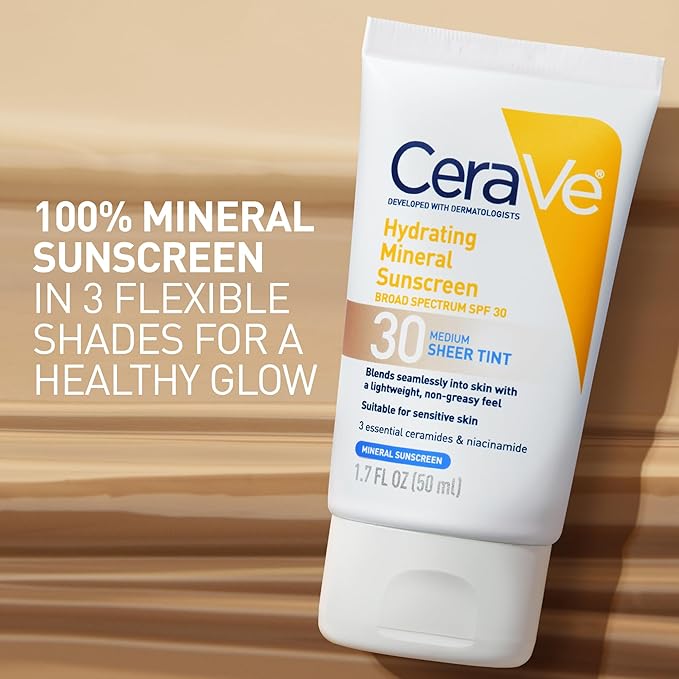 CeraVe Hydrating Mineral Sunscreen