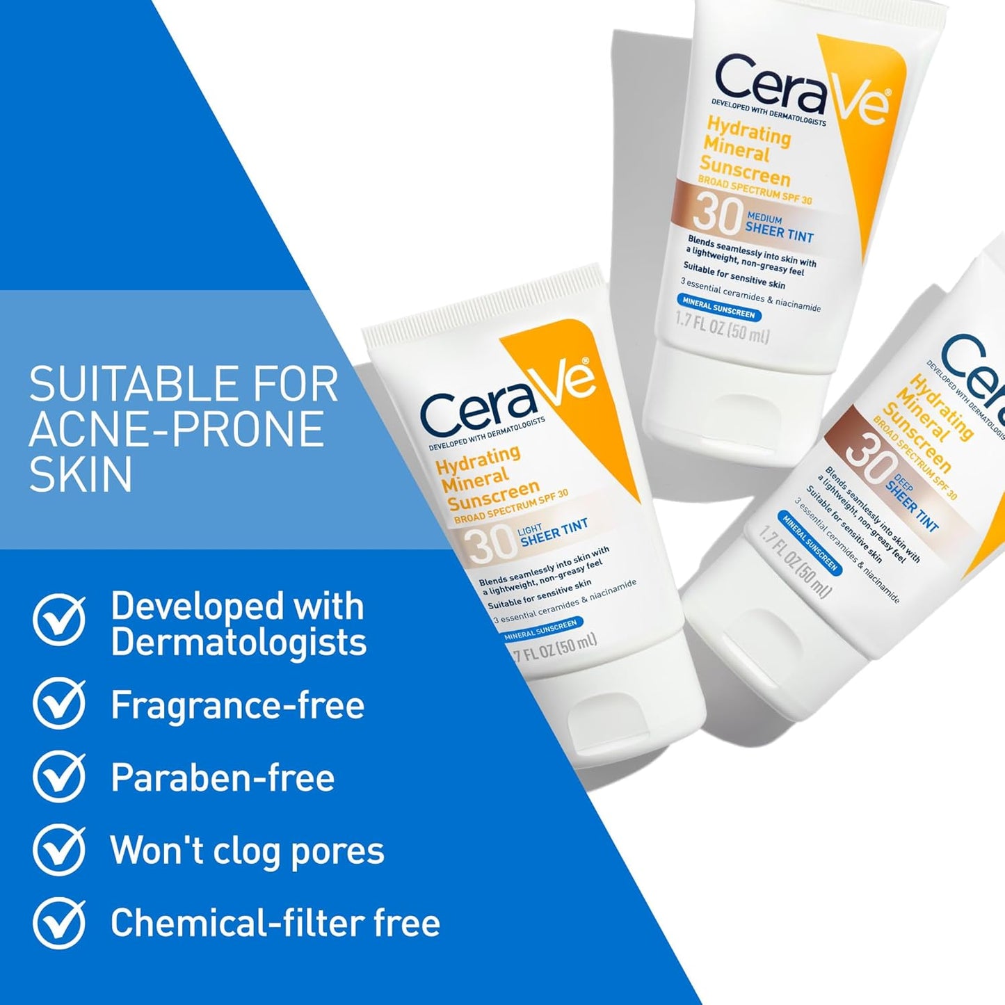 CeraVe Hydrating Mineral Sunscreen