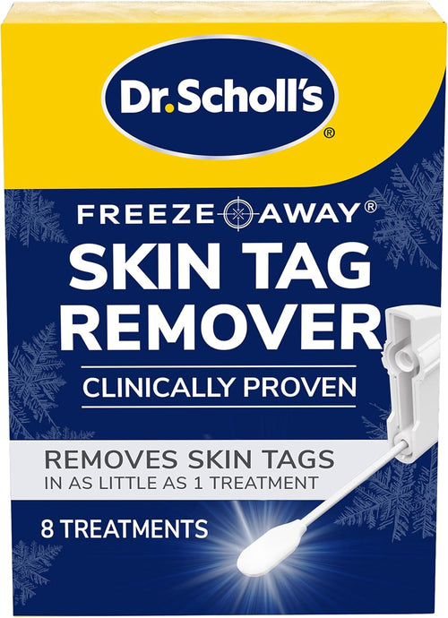 Dr. Scholl's Freeze Away Skin Tag Remover Kit, 8 ct – Completely removes Skin Tags in As Little As 1 Treatment, FDA-Cleared & Clinically Proven