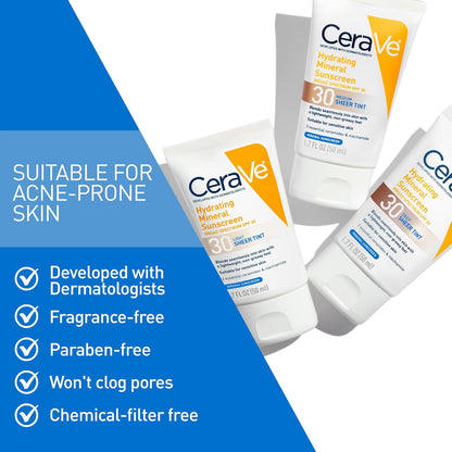 CeraVe Hydrating Mineral Sunscreen