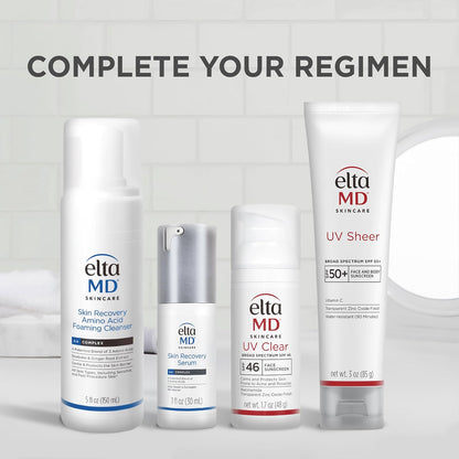 EltaMD UV Clear Face Sunscreen SPF 46, Oil-Free Sunscreen with Zinc Oxide, Dermatologist Recommended