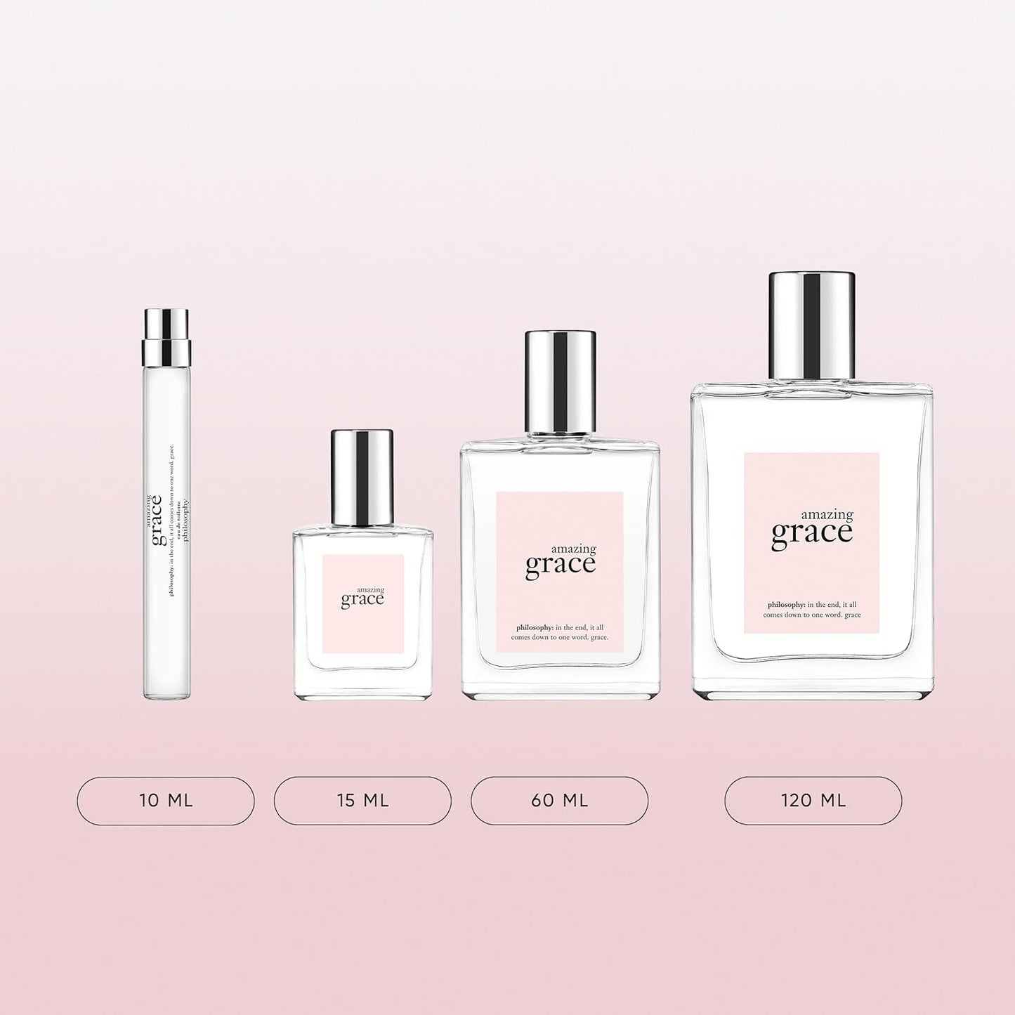 philosophy amazing grace eau de toilette - clean & floral women's perfume - with notes of bergamot, muguet & musk - long lasting fragrance