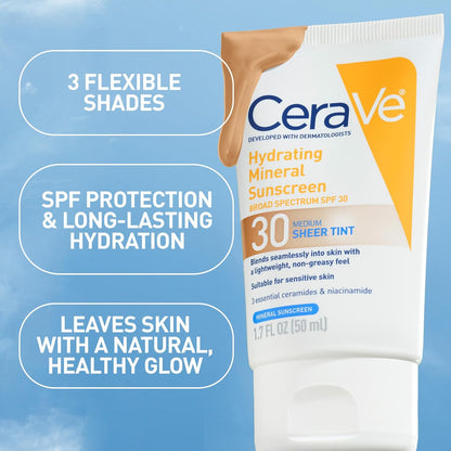 CeraVe Hydrating Mineral Sunscreen