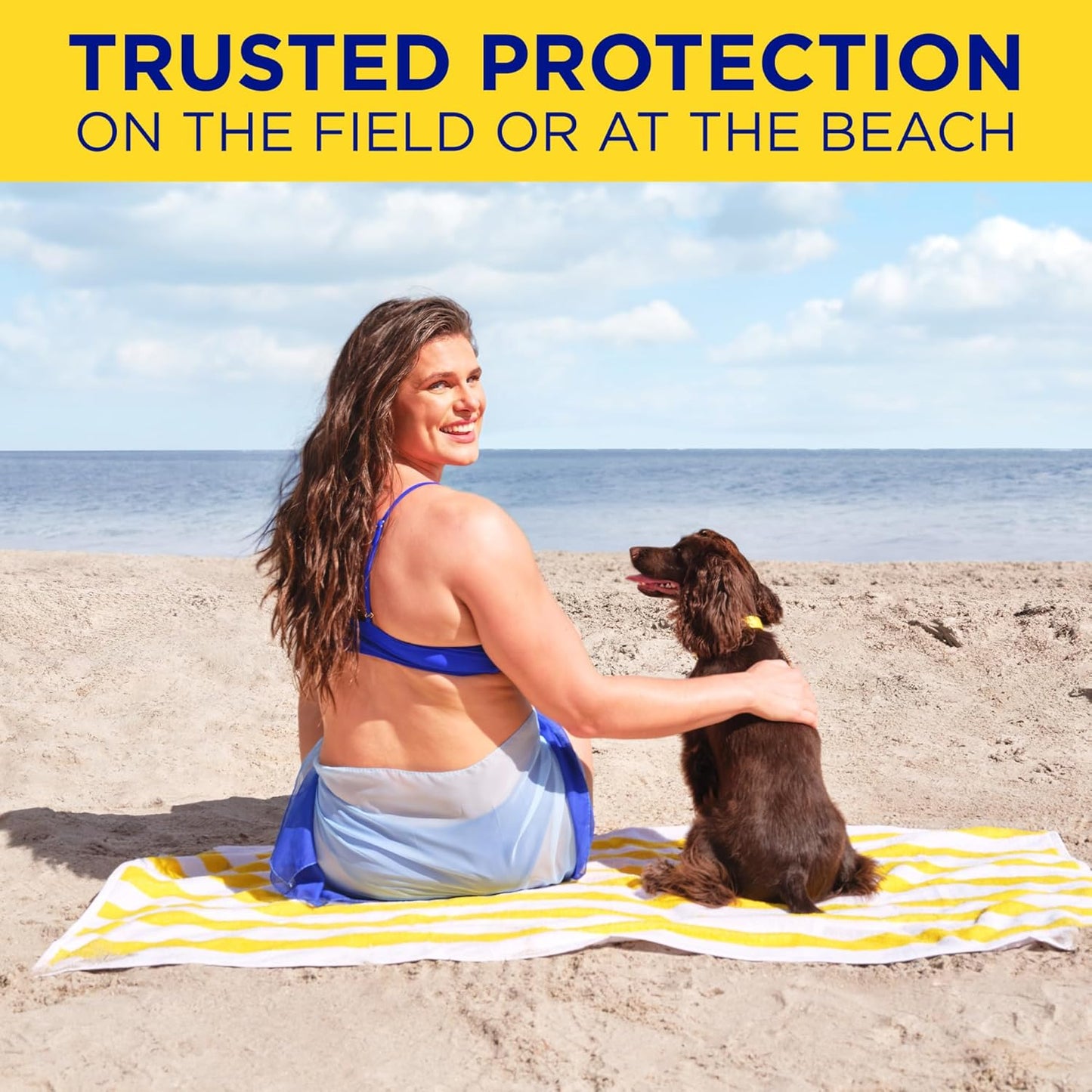 Coppertone Sport Sunscreen Spray SPF 50, Pack of 3, 5.5 Oz Bottles | Sweat, Heat and Water Resistant | Lightweight | Oxybenzone Free | Bulk Pack | Packaging